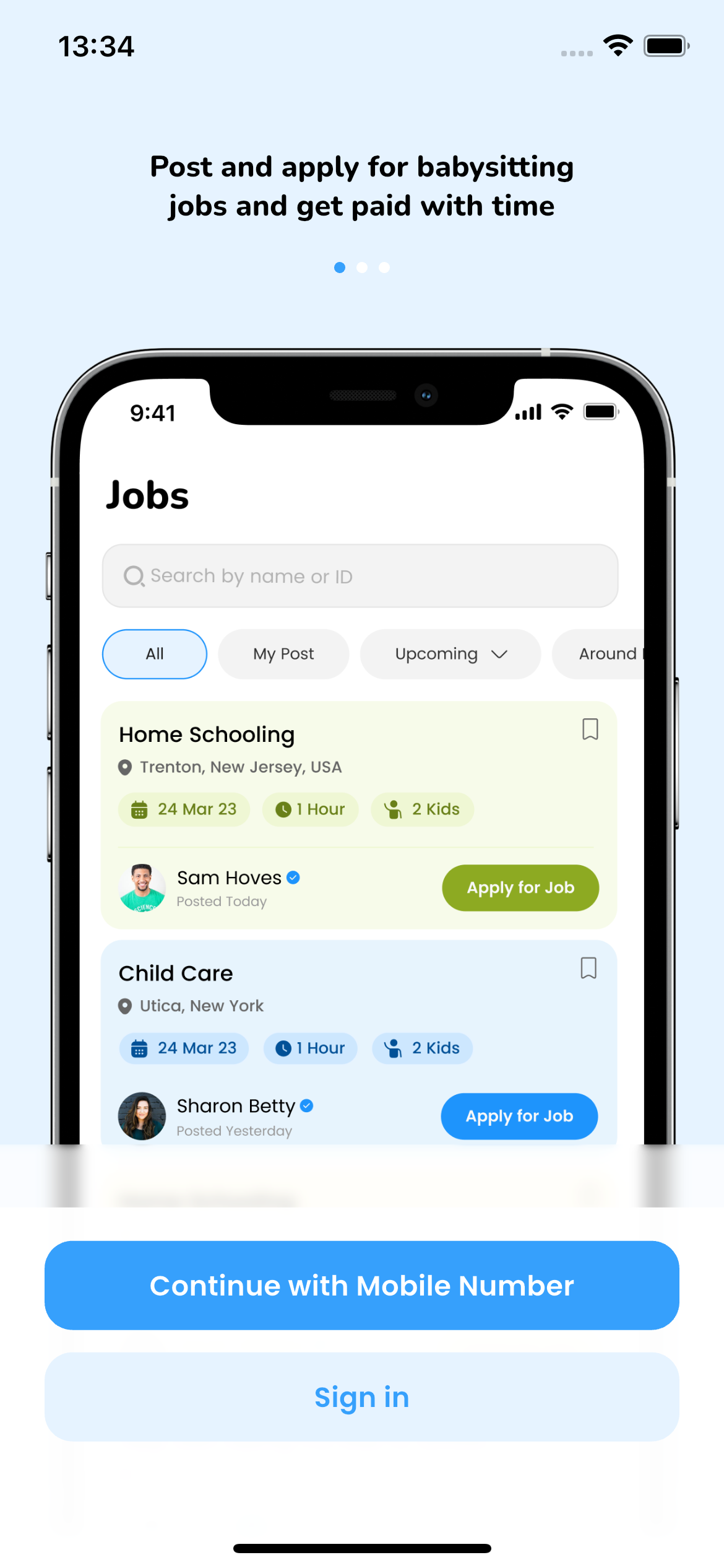 Tymex app dashboard preview